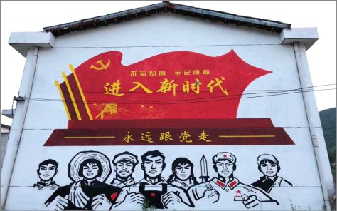 枣阳党建彩绘文化墙